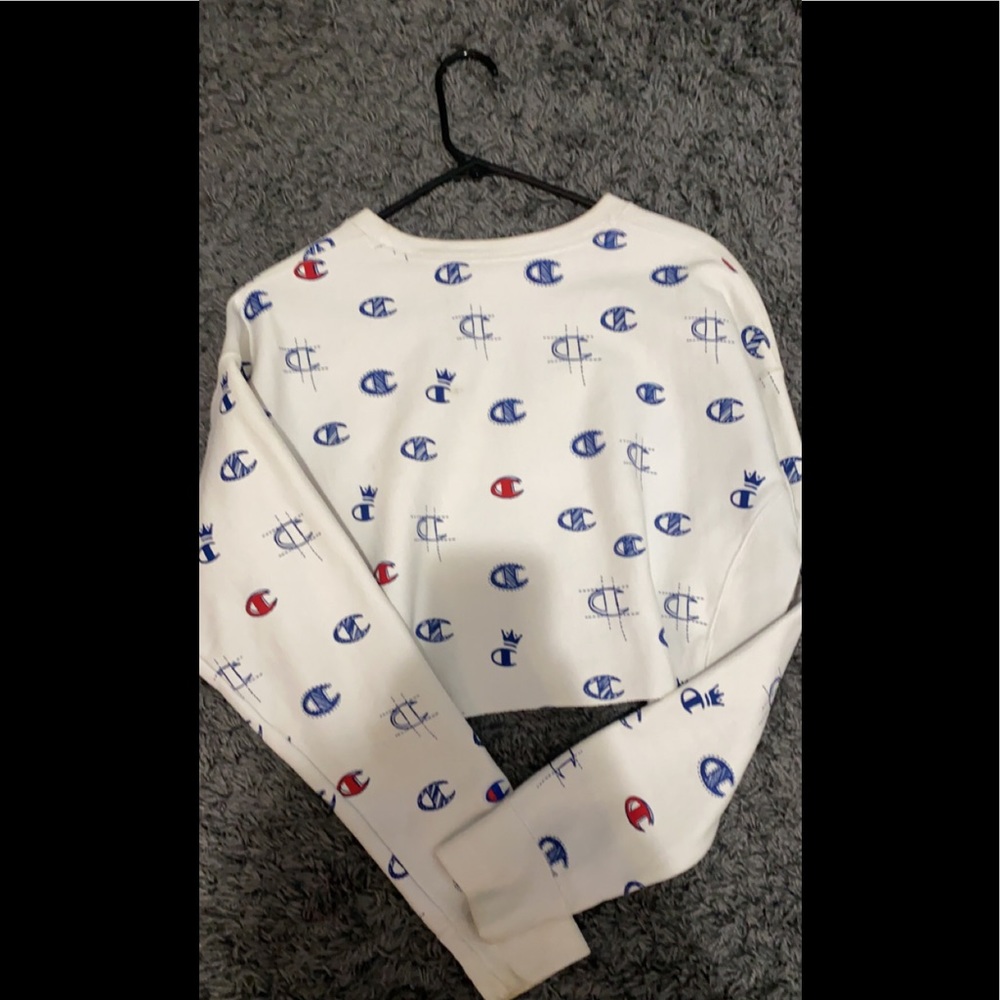 Cropped champion crew neck